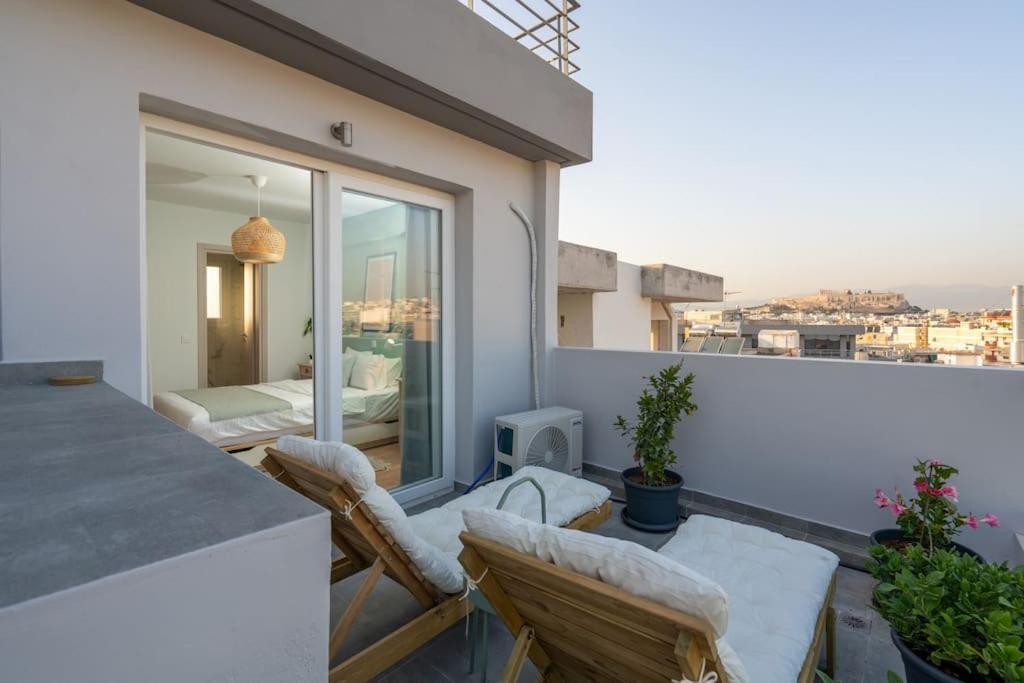 Apartamento Duplex Acropolis View 2 Balconies Atenas Exterior foto